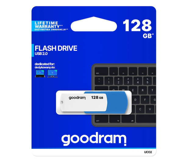 GOODRAM USB 2.0 128GB 20MB/s UCO2-1280MXR11 - 606744 - zdjęcie 4